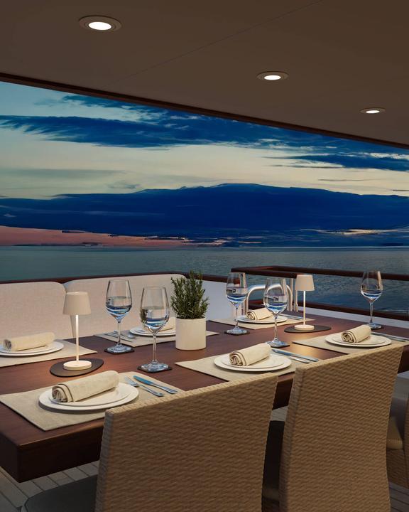 Image du produit Silwy Lampe de table magnétique Monaco Sand incl. set de table (200 lm)