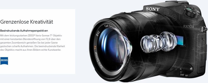 Productafbeelding Sony Cyber-shot DSC RX10 Mark II (24 - 200 mm, 20.20 Mpx, 1")