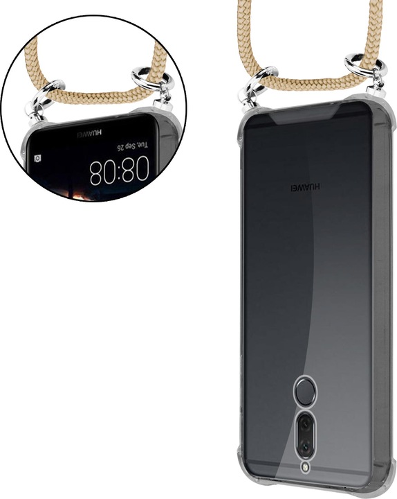 Produktbild Cadorabo TPU Handy Kette SILBER Cover