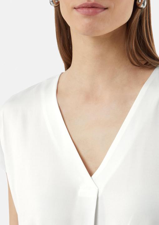 Produktbild Comma Bluse Blusentop mit V-Ausschnitt (42)