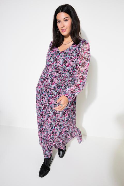 Actual product image Studio Untold Damen grosse Grössen Maxikleid, A-Line, Millefleur soft pink 42+ 834472807-42+ (42, 44)