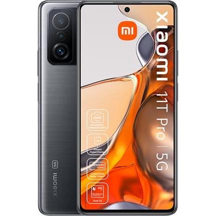 Xiaomi 11T Pro (256 GB, Meteorite Gray, 6.67", Dual SIM, 5G), Smartphone, Grau