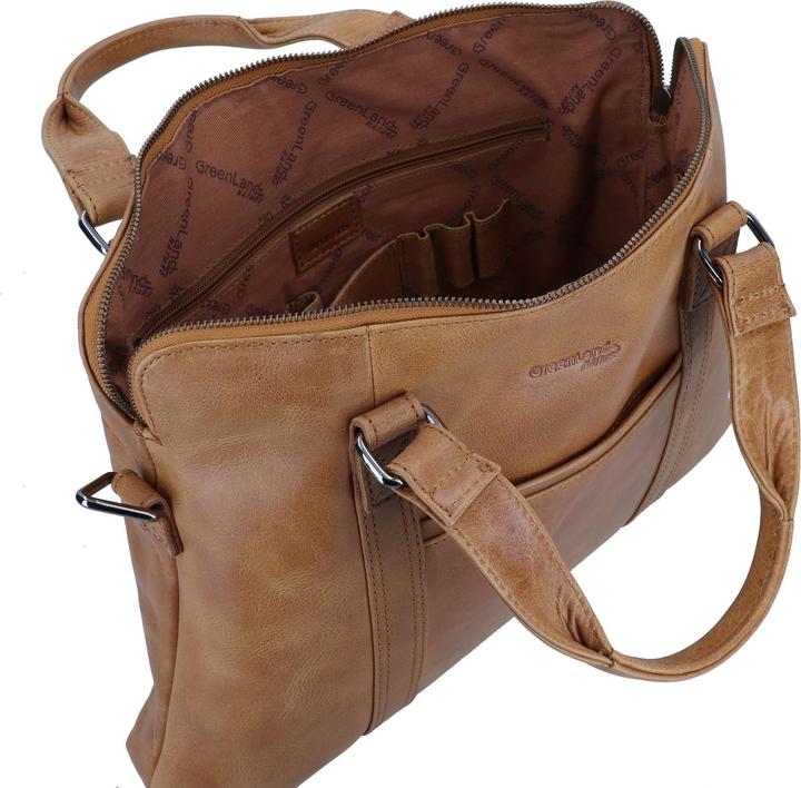 Produktbild Greenland Nature Light Aktentasche Leder 38 cm Laptopfach (17")