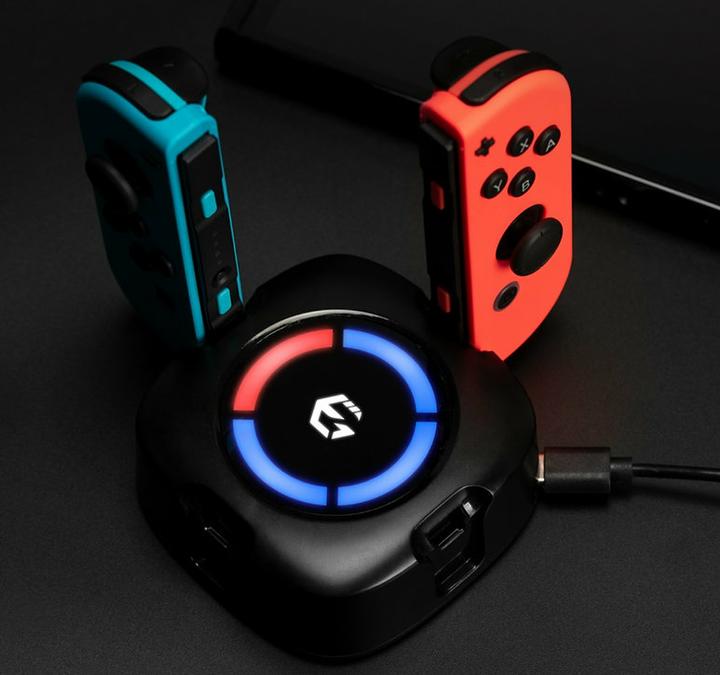 Image du produit Egogear - Socle de charge premium SCH25 noir pour manettes Joy-Con de la Switch et Switch OLED (Switch)