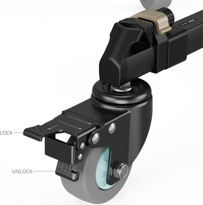 Image du produit SmallRig 5020 Quick Lock Photography Heavy Duty Tripod Dolly (Chariot trépied)