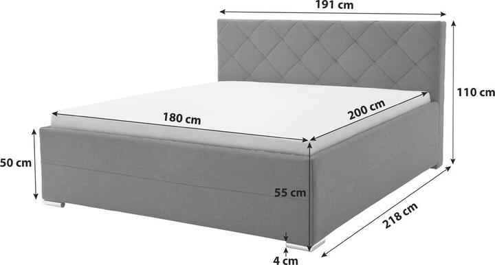 Image du produit Meise Möbel Chicago (180 x 200 cm)