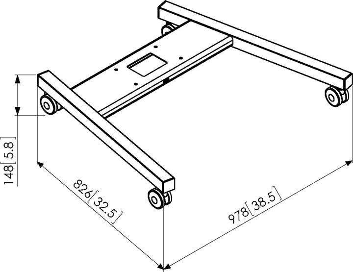 Immagine prodotto Vogels Telaio del carrello a pavimento PFT 8520B