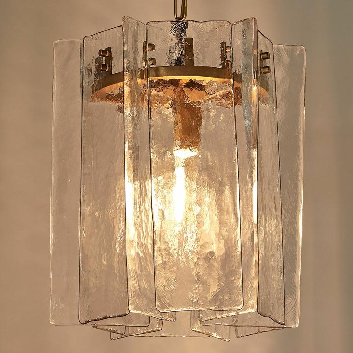 Produktbild Loberon Leuchter Loravia klar/antikmessing (E27)