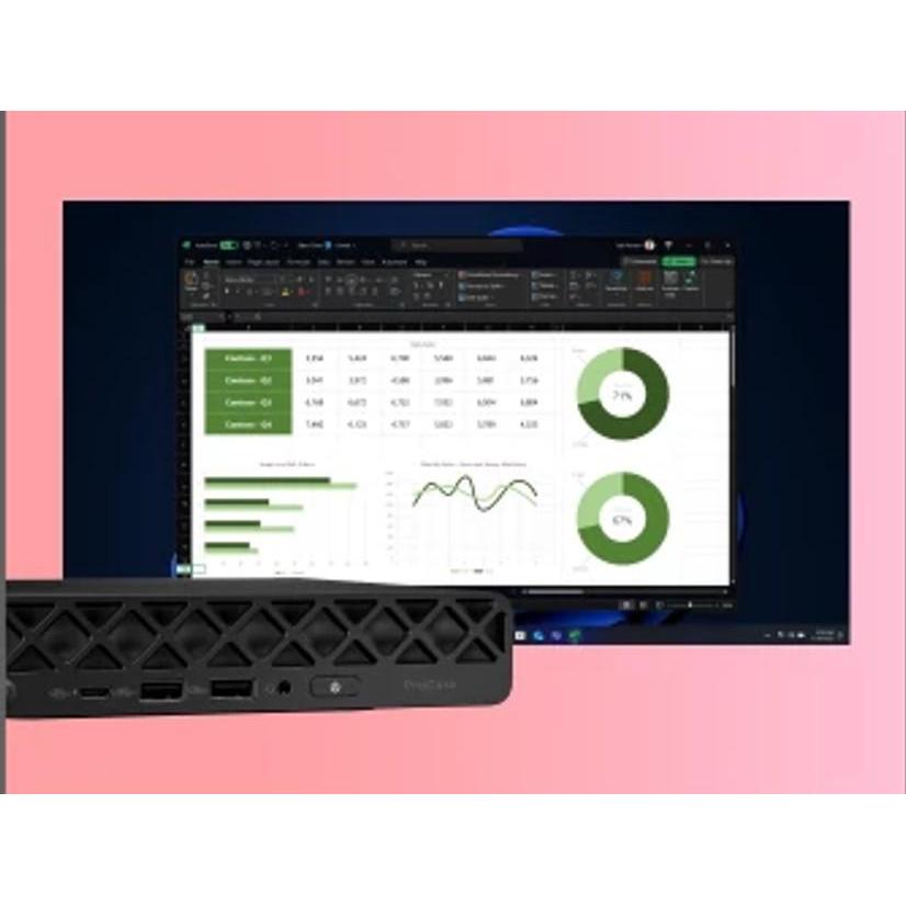 HP ProDesk 4 Mini G1i AI Wolf Pro Security Edition (16 GB, 512 GB, Intel Arc Graphics), PC, Schwarz