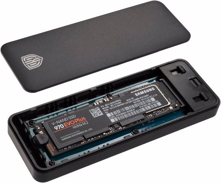 Produktbild Kolink KO-M2UC31 externes Gehäuse für M.2 NVMe SSDs (M.2 2260, M.2 2242, M.2)