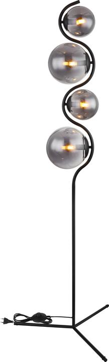 Actual product image Globo FLOOR LAMP METAL BLACK, 4XE14 (E14)