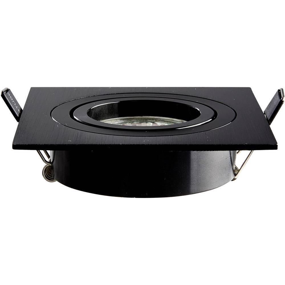 Heitronic, Wandleuchte + Deckenleuchte, LED Einbauleuchte DL7801 Einbaustrahler, GU10/GU5,3, eckig (GU5.3, GU10)