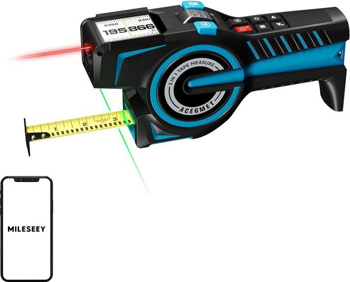 Produktbild Mileseey DTX 10 Laser Distance Measurer with a 100-meter measuring tape (100 m, Laserentfernungsmesser)