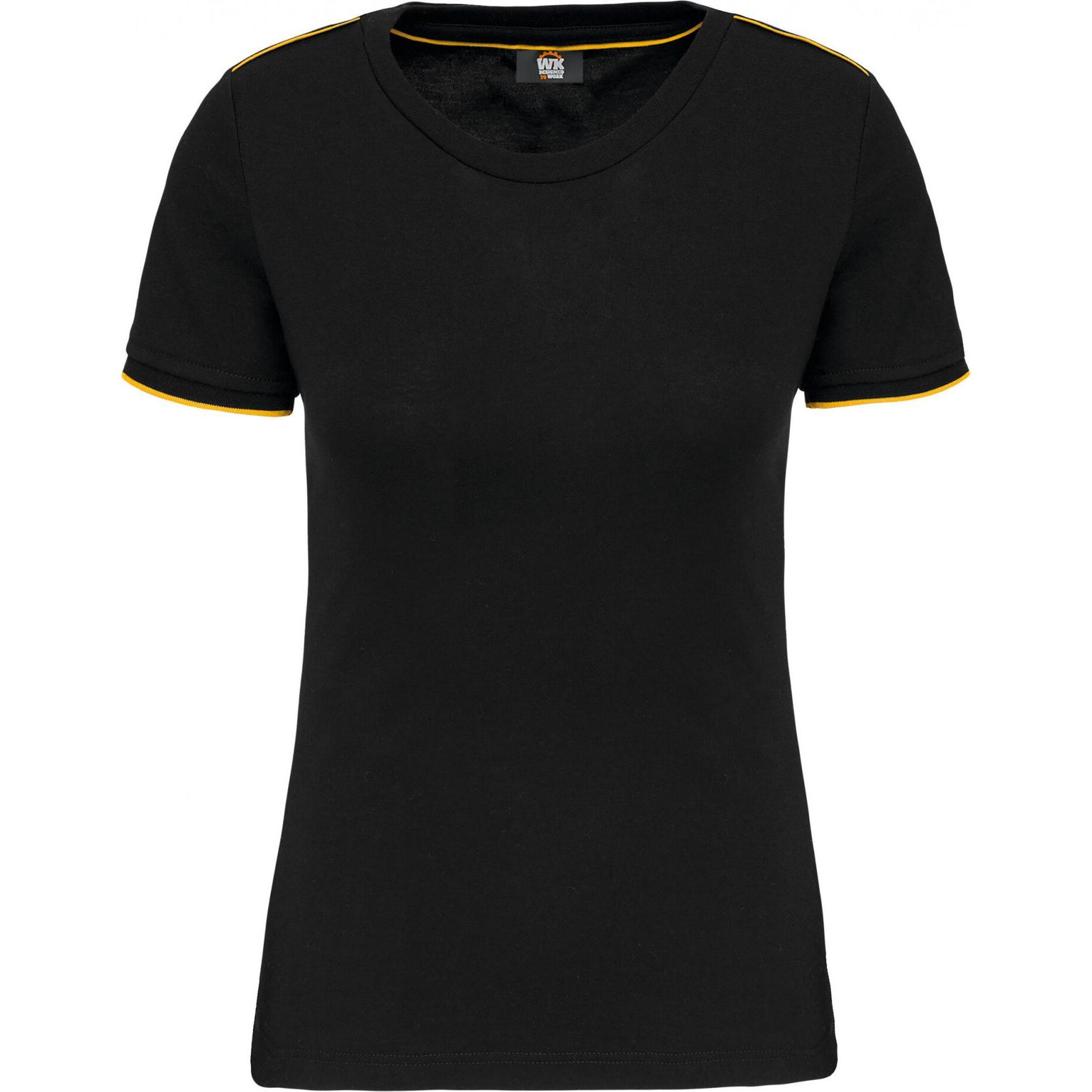 Kariban, Damen, Shirt, DayToDay, Gelb, Schwarz, (S)