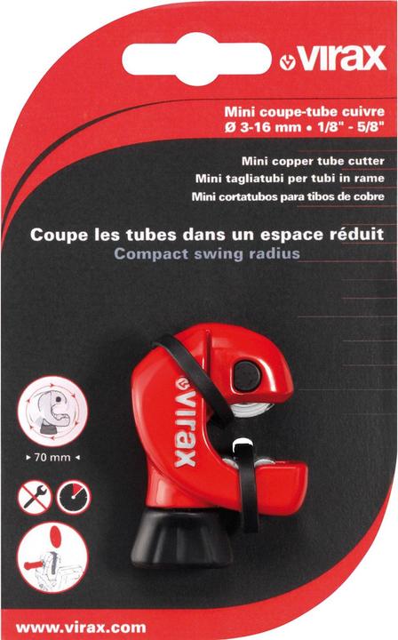 Produktbild Virax Mini Rohrabschneider Kupfer 16 MM (16 mm)
