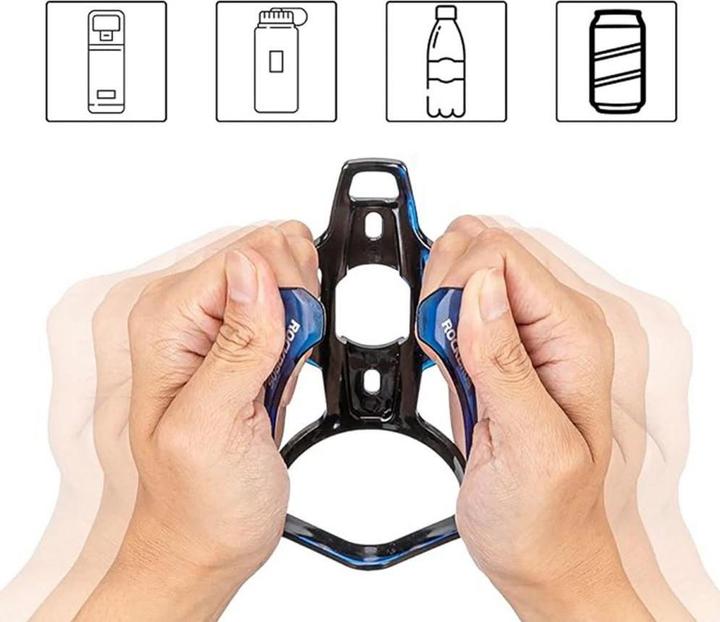 Image du produit Rockbros Porte-vélo FK338 pour bouteille d'eau - noir et bleu