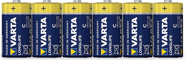 Produktbild Varta Longlife (6 Stk., C, 7600 mAh)