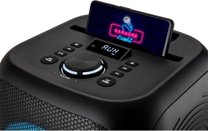 Produktbild Medion LIFE® S61991 Partylautsprecher, tragbares Bluetooth®-Soundsystem. Bluetooth® 5.0 für kabellose Musik (3 h, Akkubetrieb, Netzbetrieb)