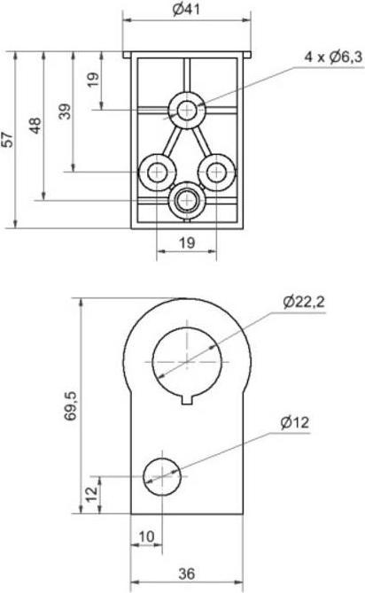 Produktbild Werma KS40 Bracket Grey