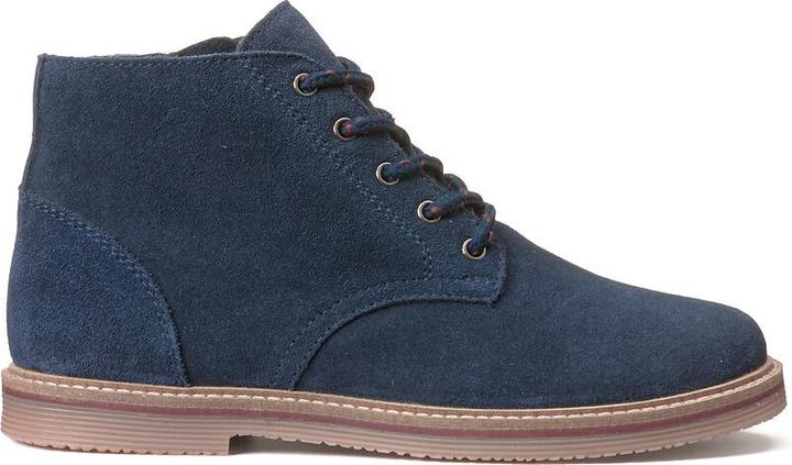 Actual product image La Redoute Collections Leather boots with zipper and lacing (37)