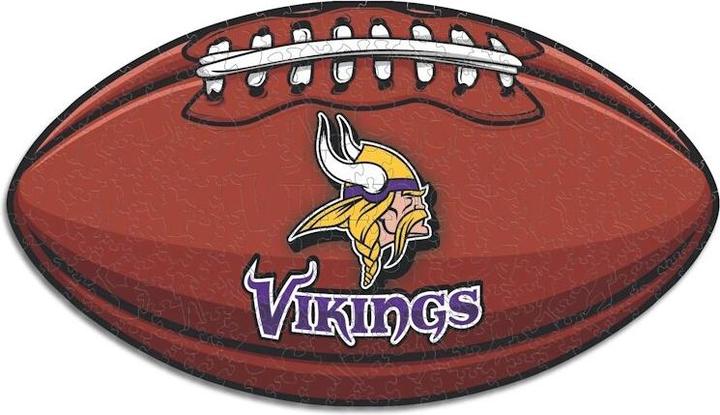 Produktbild Iconic NFL - Minnesota Vikings – Football mit Logo - Holz Puzzle Grösse M (270 Teile) (270 Teile)