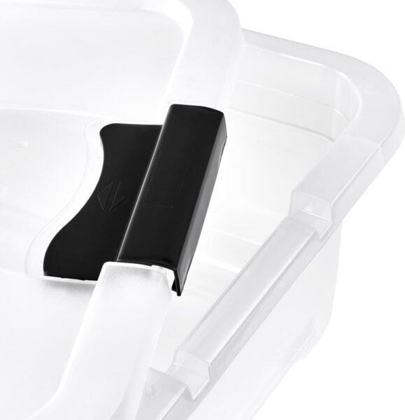 Actual product image keeeper Storage box "cornelia", 28 litres, transparent (28 l)