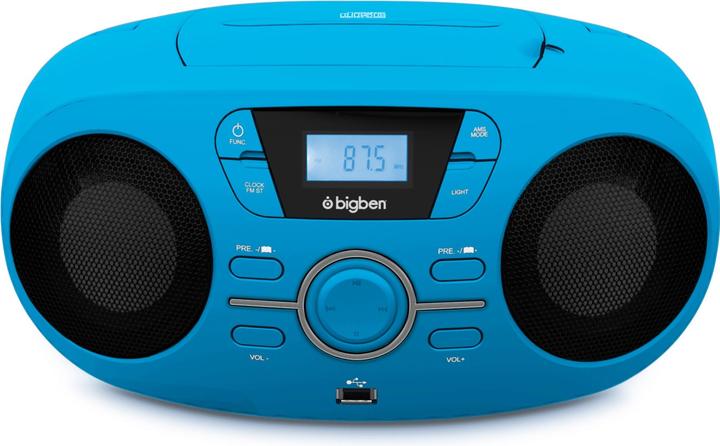 Productafbeelding Bigben Draagbare CD/Radio CD61 USB - blauw (VHF)