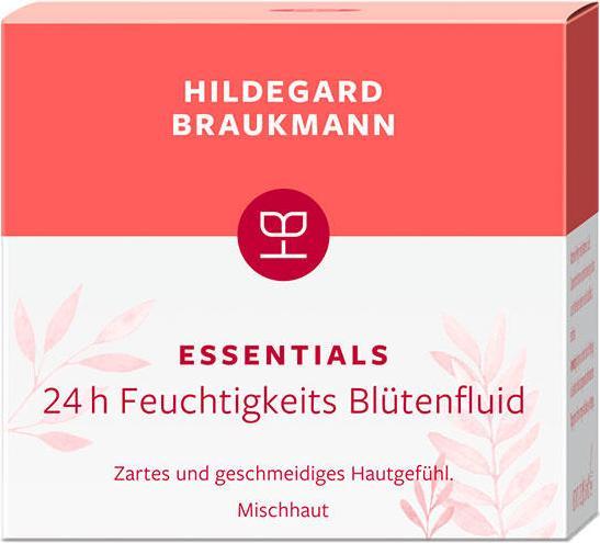 Produktbild Hildegard Braukmann ESSENTIALS 24 h Feuchtigkeits Blütenfluid (Körpercreme, 50 ml)