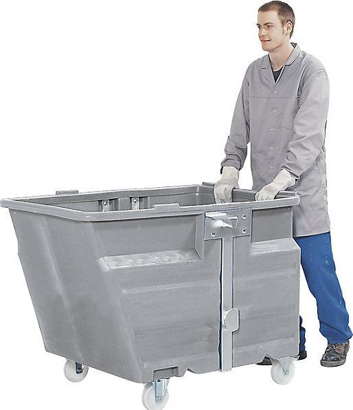 Image du produit kaiserkraft Benne basculante, PE (600 l)