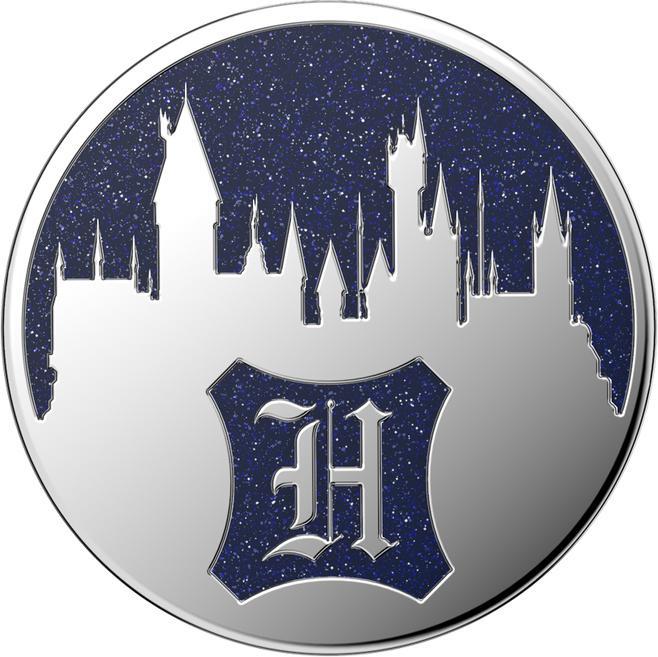 Actual product image PopSockets PopGrip Premium Enamel Glitter Hogwarts