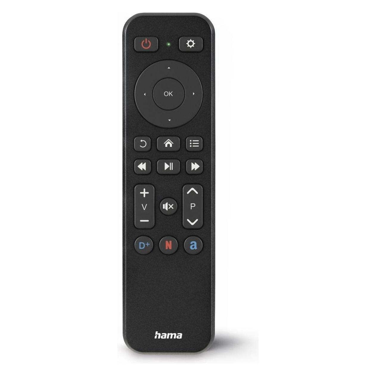 MELICONI - Telecomando di ricambio EASY 900 PER TV HISENSE-Calotta nera, tastiera grigia