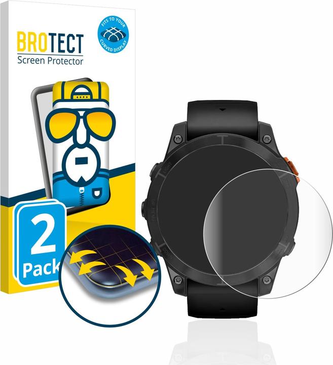 BROTECT Full-Cover Protector (Garmin Fenix 7 Pro Solar)