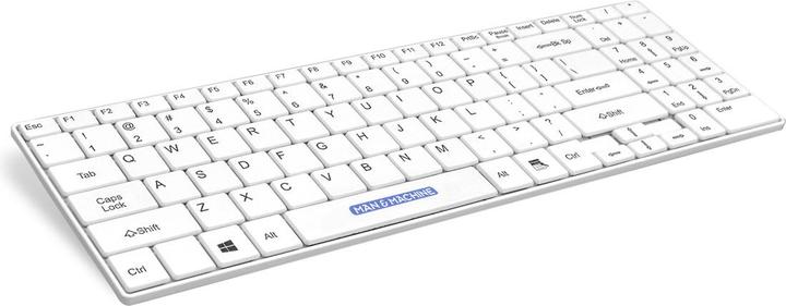 Actual product image Man & Machine Europe MAN&MACHINE Its Cool US,white Hygiene keyboard,US,white (US, Cable)