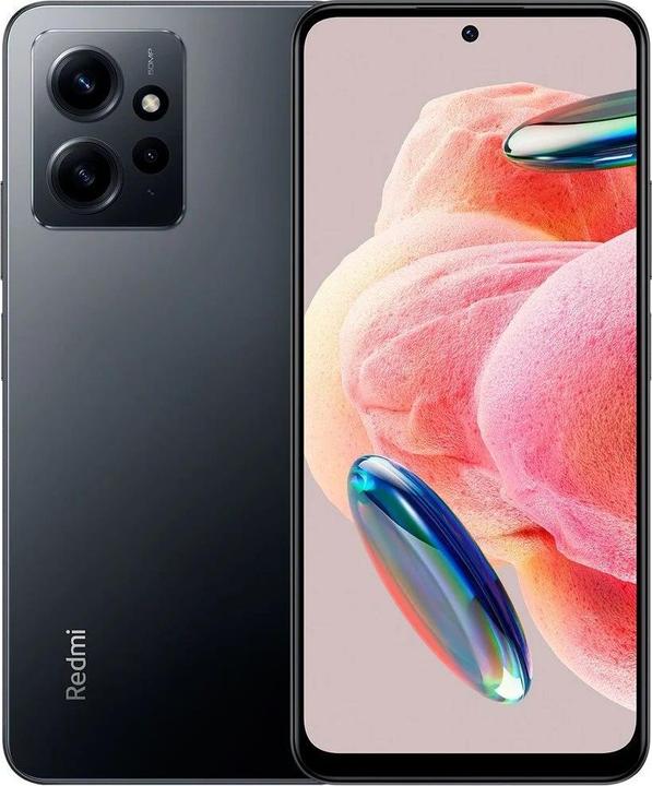 Actual product image Xiaomi Redmi Note 12 (256 GB, Onyx Gray, 6.67", Dual SIM, 4G)