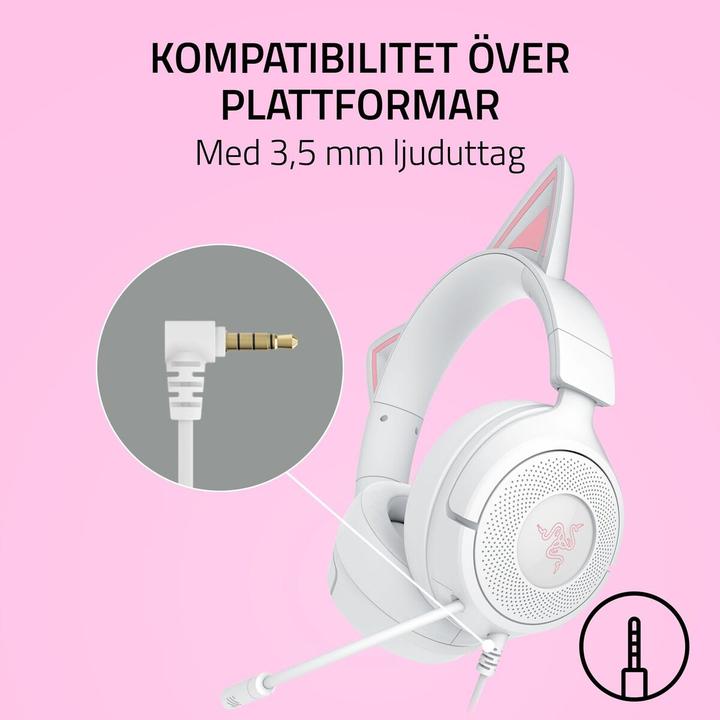 Image du produit Razer Kraken Kitty V3 X - White (Filaire)