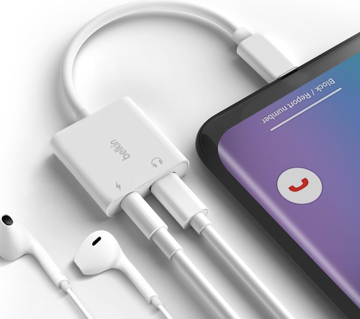 Produktbild Belkin RockStar Adapter (3.5mm Buchse, USB Typ C)