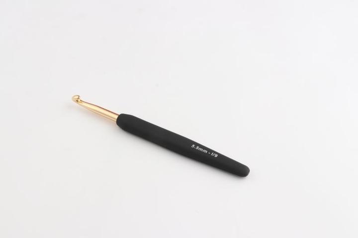 Produktbild Knitpro Häkelnadel mit Softgriff gold