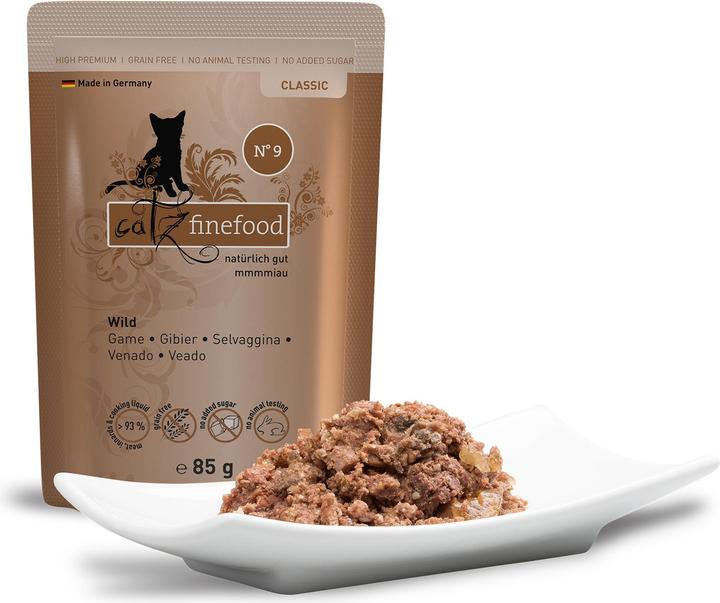 Produktbild Catz Finefood No.09 Wild (Adult, 4 Stk., 95 g)