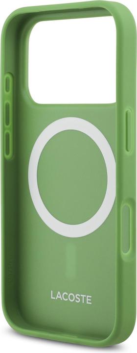 Produktbild Lacoste Iconic Petit Pique MagSafe Case + Wallet for iPhone 17 Pro Green (Apple iPhone 17 Pro Max)