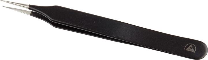 Actual product image RS PRO ESD epoxy coated tweezers straight 110mm