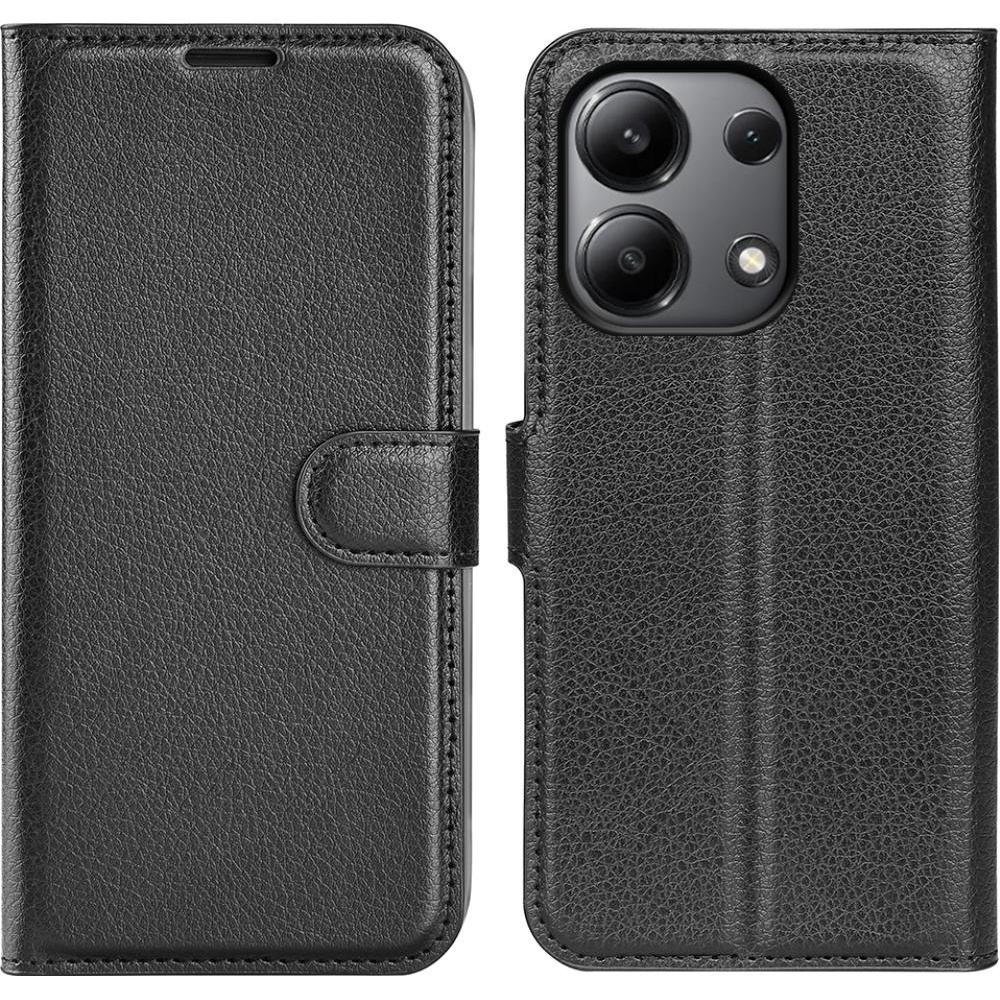 Screenguard Xiaomi Redmi Note 13 4G Leather Guard Lederhülle (Xiaomi Redmi Note 13 4G), Smartphone Hülle, Schwarz