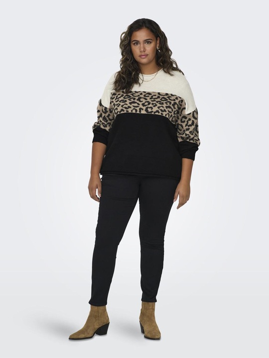 Actual product image Only Curvy Round Neck Knit Sweater (54, XL)