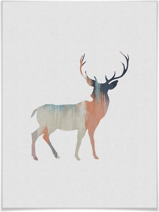 Image du produit Trenddeko Orara Studio - Cerf Pastel (80 x 100 cm)