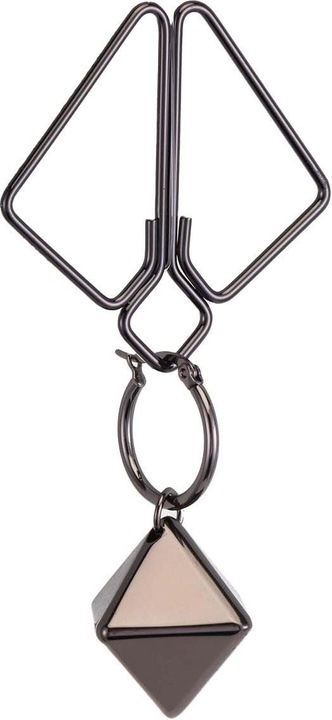 Image du produit Lockink Pinces à Tétons avec Pendentif Lourd - gris