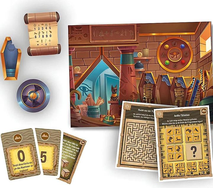 Actual product image Clementoni Galileo Escape The Pyramid of the Pharaoh (German, 1 - 6 Players)