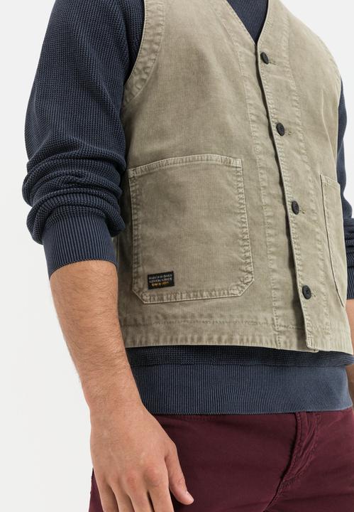 Actual product image Camel Active Casual Waffle Cord Vest (48)