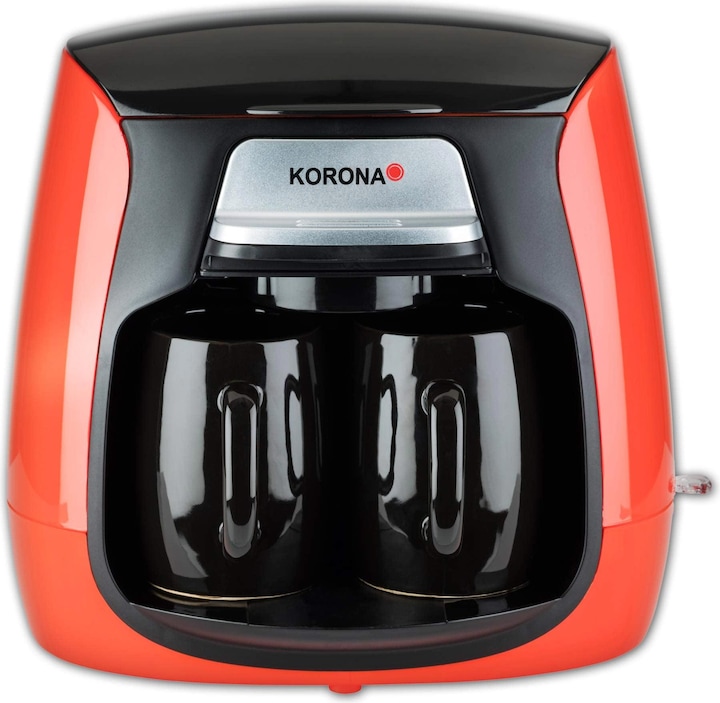 Korona 2CupsCoffeeMachineRed