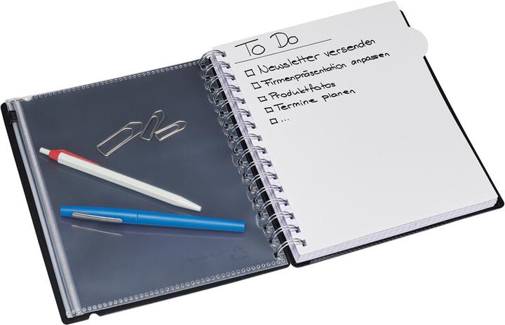 Actual product image Kolma Notebook Selection A4 recycled chequered black (A4, Checked, Soft cover)