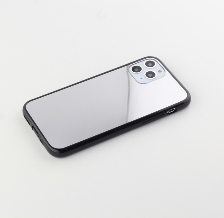 Immagine prodotto PhoneLook Coprire lo specchio con i bordi in silicone nero (Apple iPhone 11 Pro Max)