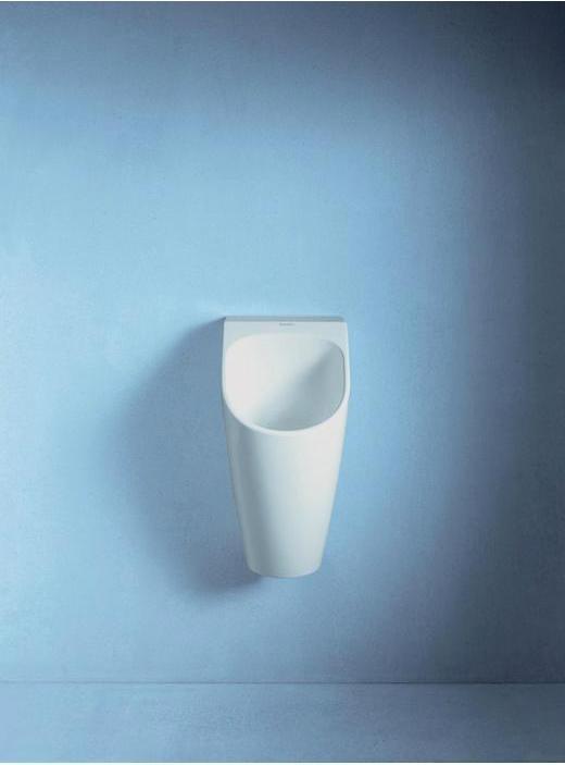 Produktbild Duravit Urinal ME by Starck DRY wasserlos, ohne Fliege HygieneGlaze weiss